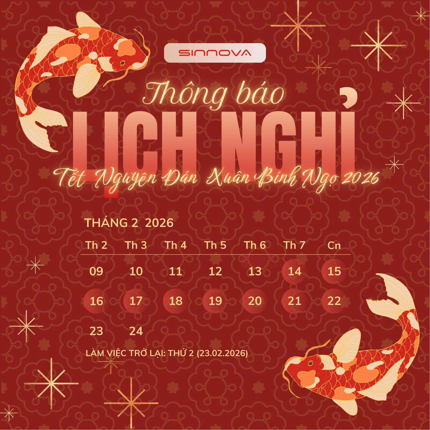 thong bao lich nghi tet nguyen dan 2023